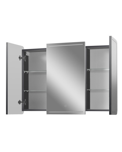 Дзеркальна шафа VIVACE антрацит Z-100 LED touch control