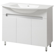 Тумба ЮВВІС Естель Т-11 95 см з умивальником Естель штучний камінь 